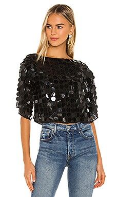Lovers + Friends Shanna Top in Disco Black from Revolve.com | Revolve Clothing (Global)