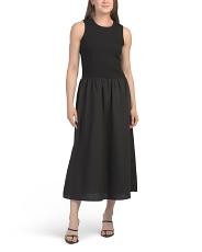 Dropped Waist Cotton Maxi Dress | TJ Maxx