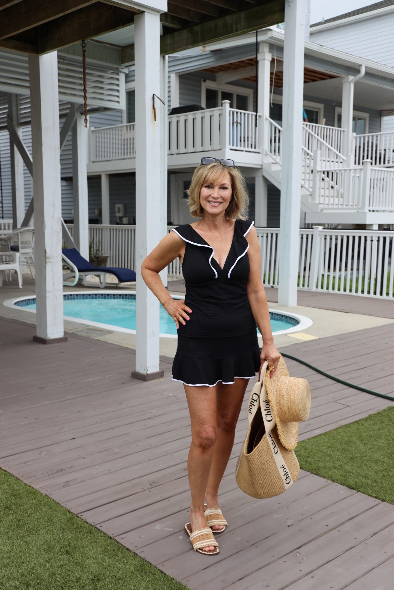 Super cute tankini swimsuit! 

#LTKSeasonal #LTKSaleAlert #LTKOver40