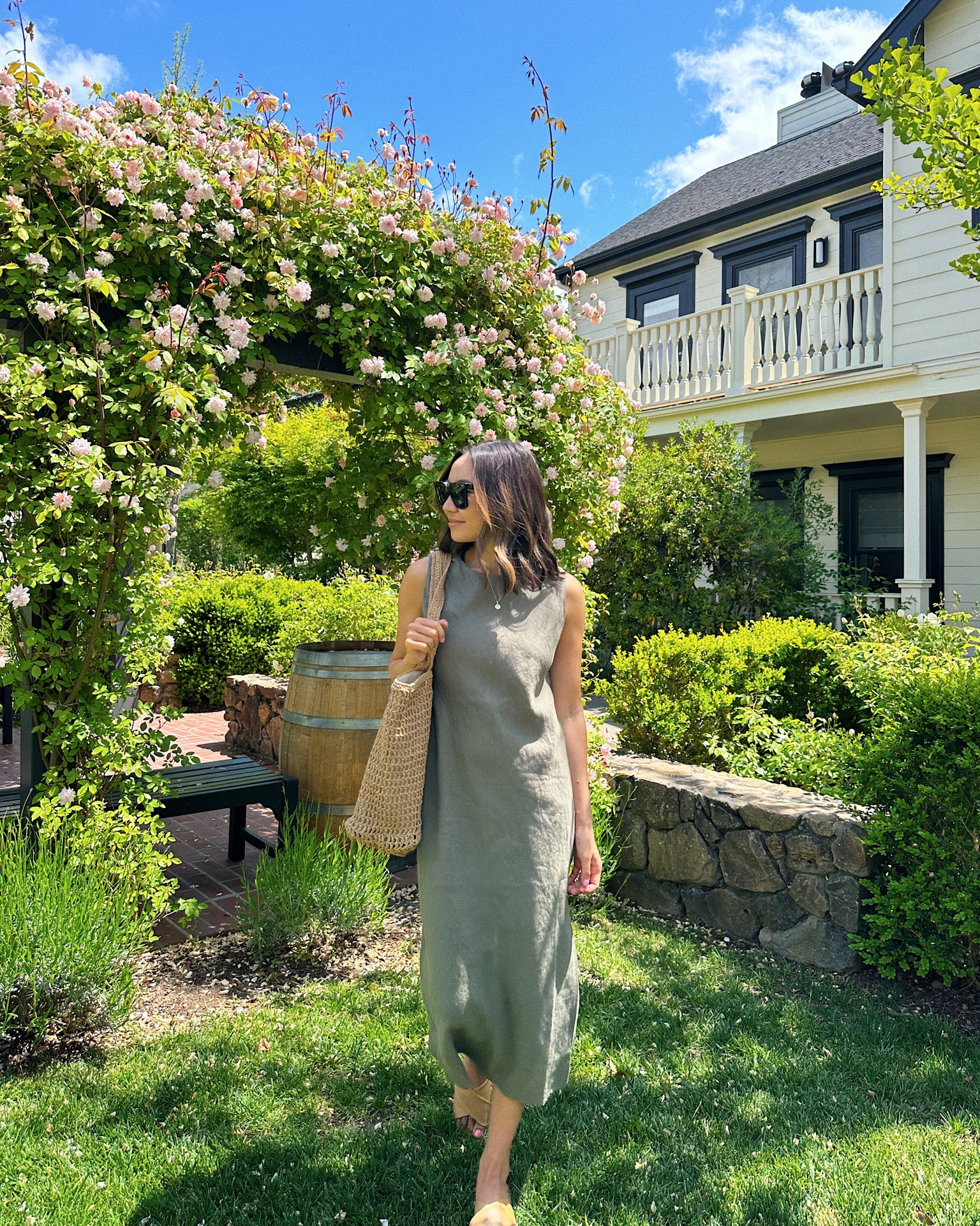 The Linen Bias Cut Dress curated on LTK