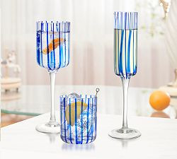 Stripe Tumblers - Set of 4 | Pottery Barn (US)