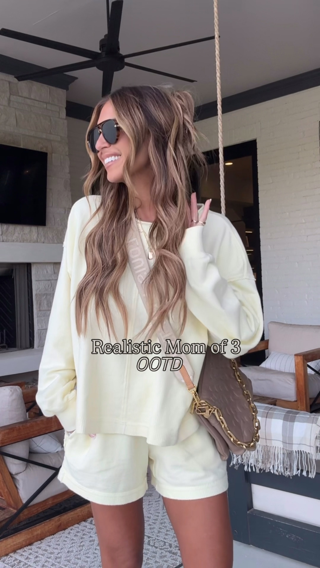 Cutest set! Wearing a small in the sweatshirt and the shorts and they’re both on sale ￼

#LTKmomlife #LTKSaleAlert #LTKgrwm