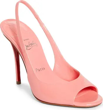 Christian Louboutin Sofia Z Peep Toe Slingback Pump (Women) | Nordstrom | Nordstrom