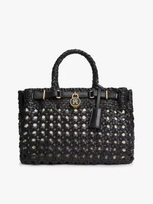 The American Icon Tote-Bag aus geflochtenem Leder | Tommy Hilfiger (DE)