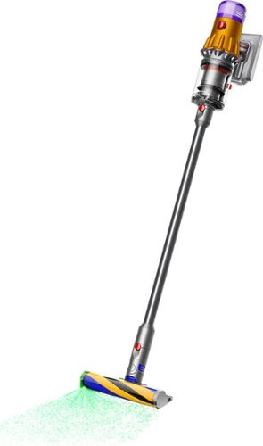 Dyson - V12 Detect Slim Cordless Vacuum - Yellow/Iron | Best Buy U.S.