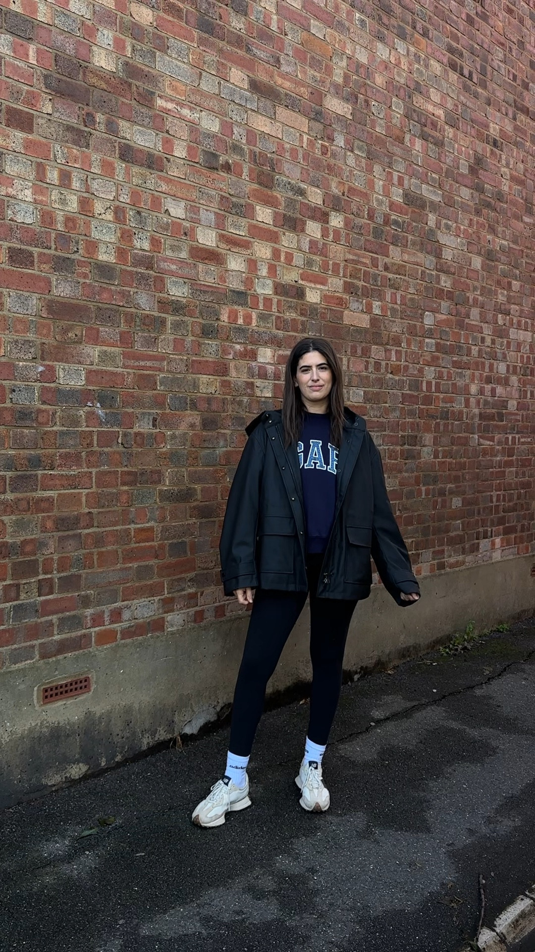 School run. Watt the brand. Raincoat. Pullover. Leggings. Lululemon. Comfy. Easy quick outfit. September weather. Rainy day outfit. 

#LTKSeasonal #LTKeurope #LTKstyletip