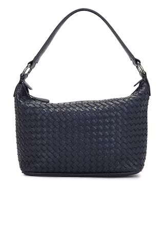 Woven Shoulder Bag in Navy | Revolve Clothing (Global)