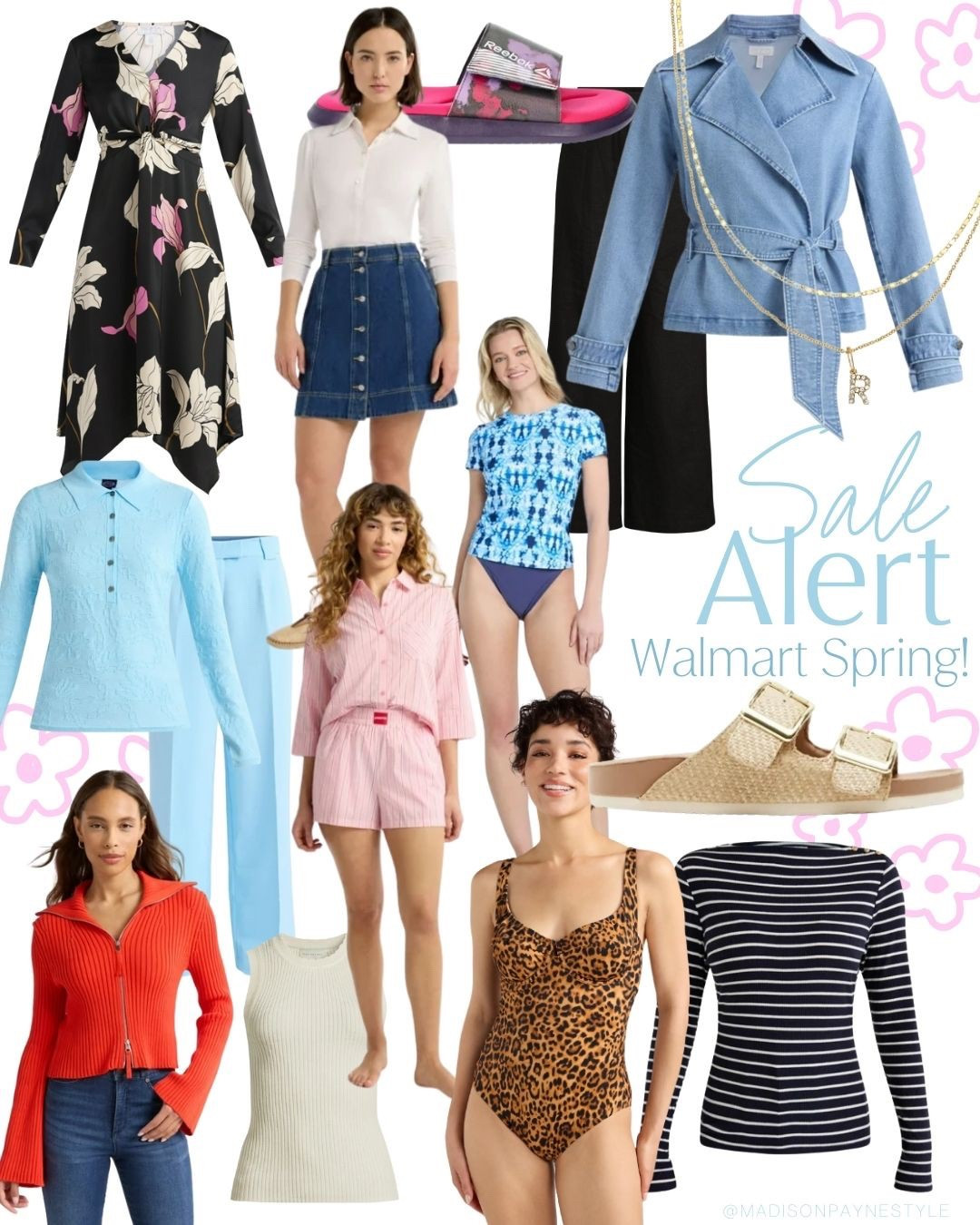 Walmart Spring Sale + Matching New Spring Arrivals 🌸 from spring dresses and sandals to swimsuits and lightweight sweaters 

Walmart sale, spring sale, Walmart outfits, Walmart fashion, spring outfits, spring fashion, Walmart swim, Walmart dress, spring dresses, spring sandals, Madison Payne 

#LTKSeasonal #LTKStyleTip #LTKSaleAlert