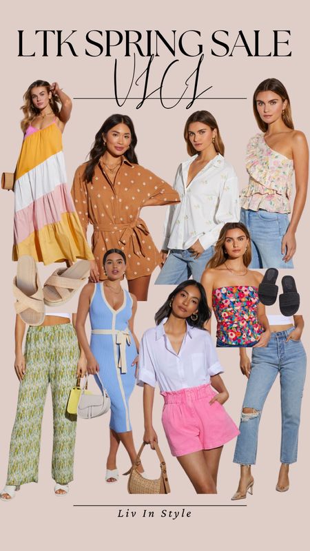 Vici spring looks including shorts, dresses, rompers and pants! Lots of cute spring break looks and great options for wedding guest dresses! 

#LTKSpringSale #LTKSeasonal #LTKstyletip