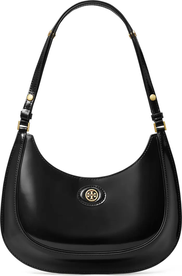Robinson Spazzolato Crescent Leather Shoulder Bag | Nordstrom