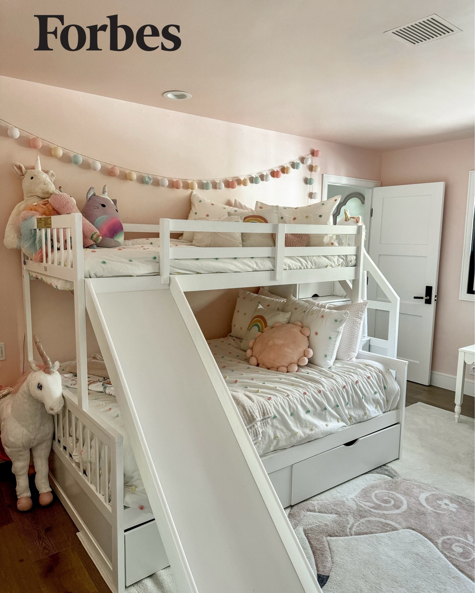 Take a peek into Shoshana’s pink unicorn suite! 

Find everything you need for your little girl’s dream room here!

— Kimberly | Team AF 

#LTKFamily #LTKHome #LTKKids