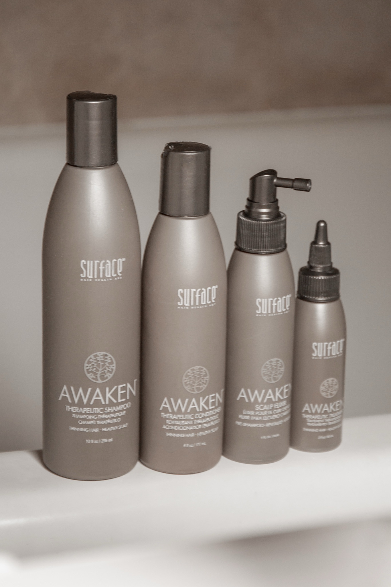 Awakening your hair with a healthy scalp produces healthy hair. The Awaken Therapeutic products by @surfacehairhealth are a clear and simple solution to revive the scalp and faster growing hair. I love how refreshing the elixir spray is - I use it everyday. And their shampoo + conditioner immediately had my hair feeling thicker and fuller - and the smell of peppermint is so refreshing! They also carry treatment and styling products too so check out Surface Hair today! 
#SurfaceHair #SurfaceHairHealth #LoveMySurfaceHair #healthyhair #haircare #scalp



#LTKBeauty #LTKFindsUnder50 #LTKFindsUnder100