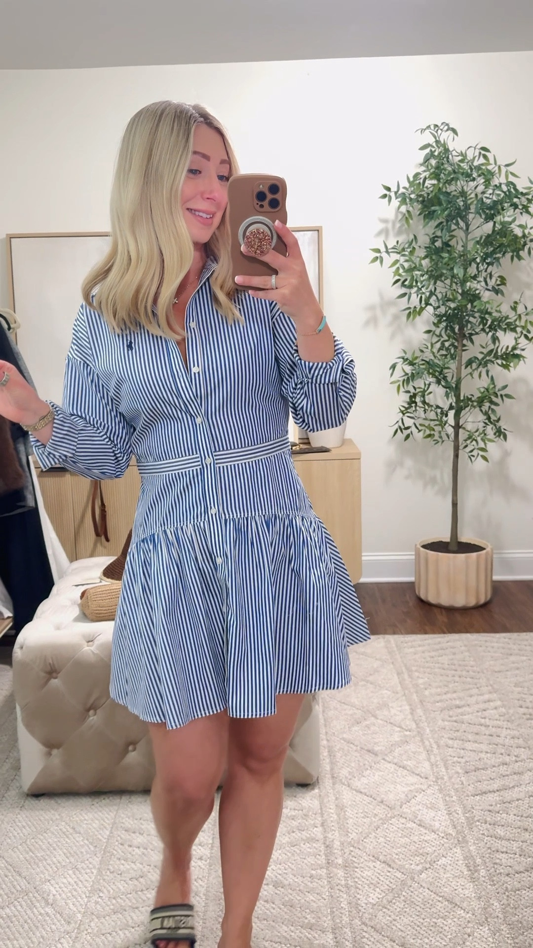 Obsessed with this Ralph Lauren dress! I’m a size 4 and I’m wearing the size 2! I would stick TTS though! 

Dresses, shirt dresses, Ralph Lauren 

#LTKootd #LTKMothersDay #LTKPetite