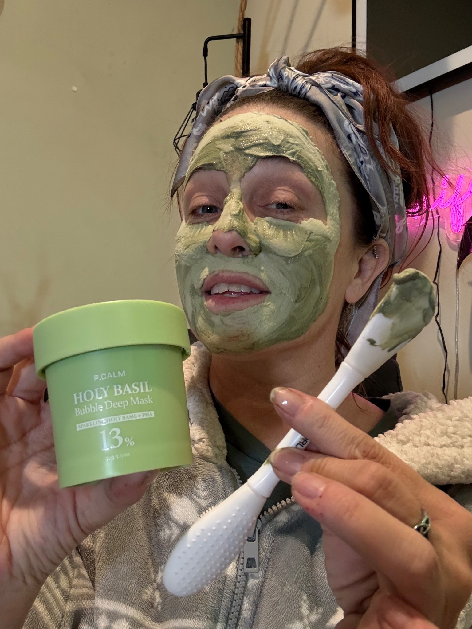✨ Wanna see a mask magic trick? ✨ You HAVE to try the Holy Basil Bubble Mask! The minute it hits your skin, it transforms into a light, oxygen-rich foam that feels like a gentle, fizzy facial. It's the most satisfying step in my skincare routine right now. It deep cleans pores and leaves your skin feeling super refreshed and soft. Treat yourself to the fizz!

#HolyBasil #BubbleMask #SkincareRoutine #FacialTreatment #SatisfyingSkincare 

#LTKGiftGuide #LTKOver40 #LTKBeauty
