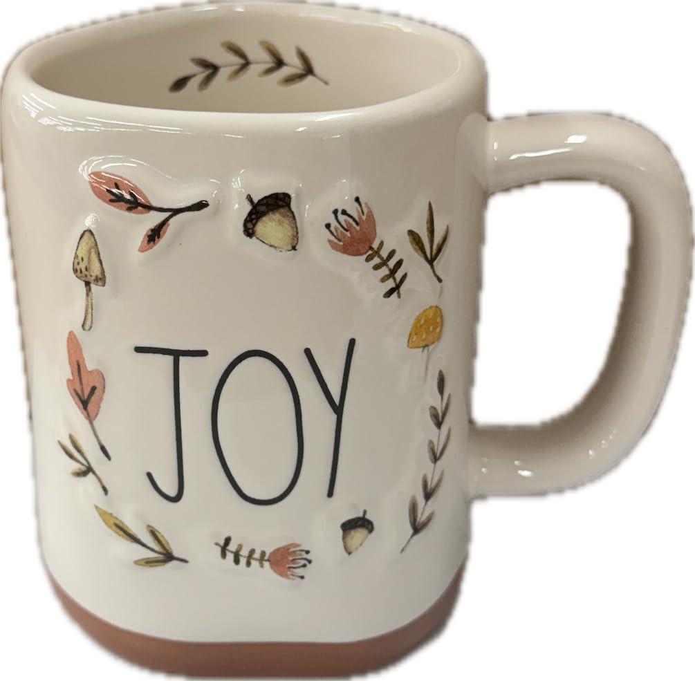 Rae Dunn Ceramic Coffee Mug - Joy (Fall All Around) | Amazon (US)