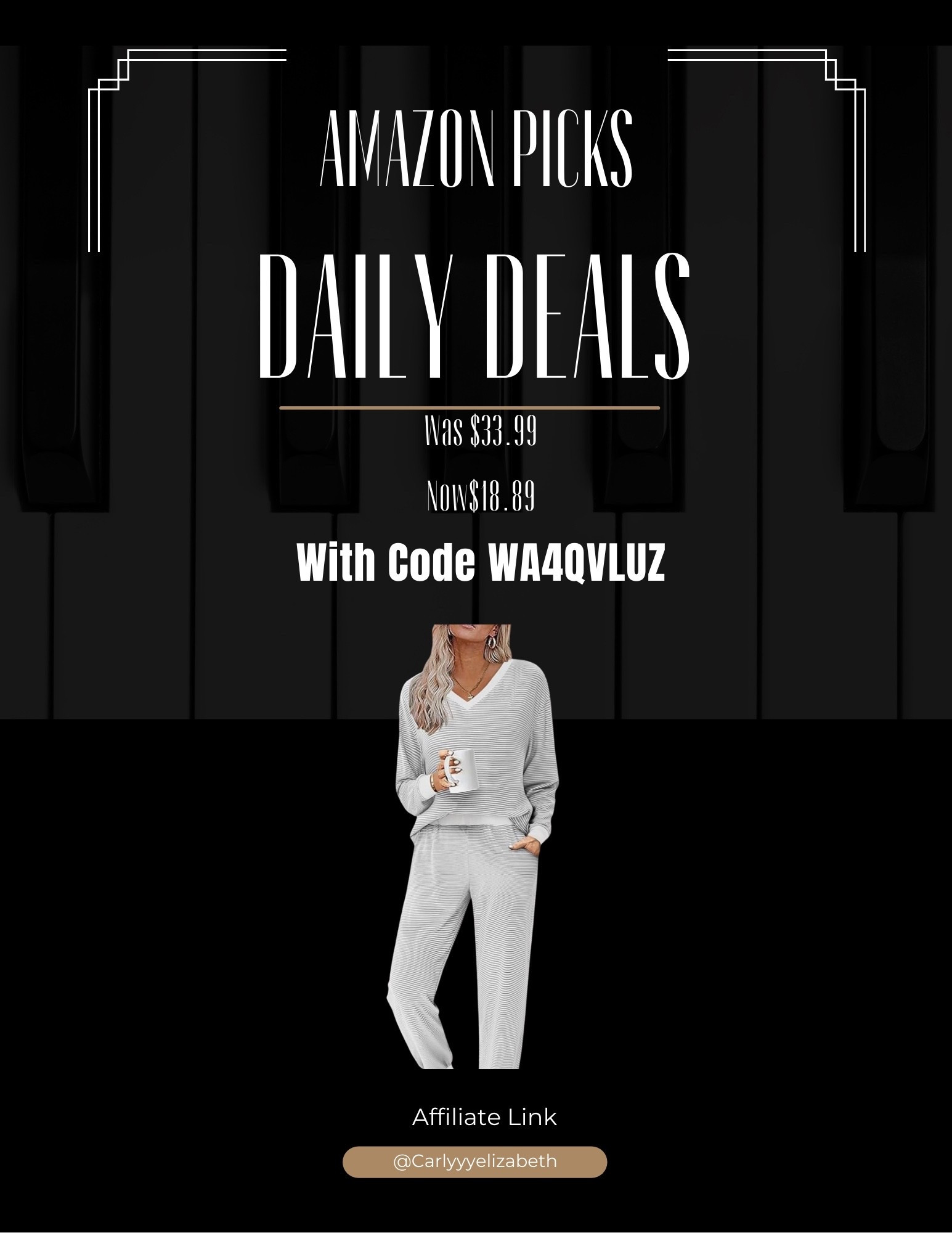 Daily deals, matching pajama set

#LTKSaleAlert #LTKHoliday #LTKFindsUnder50