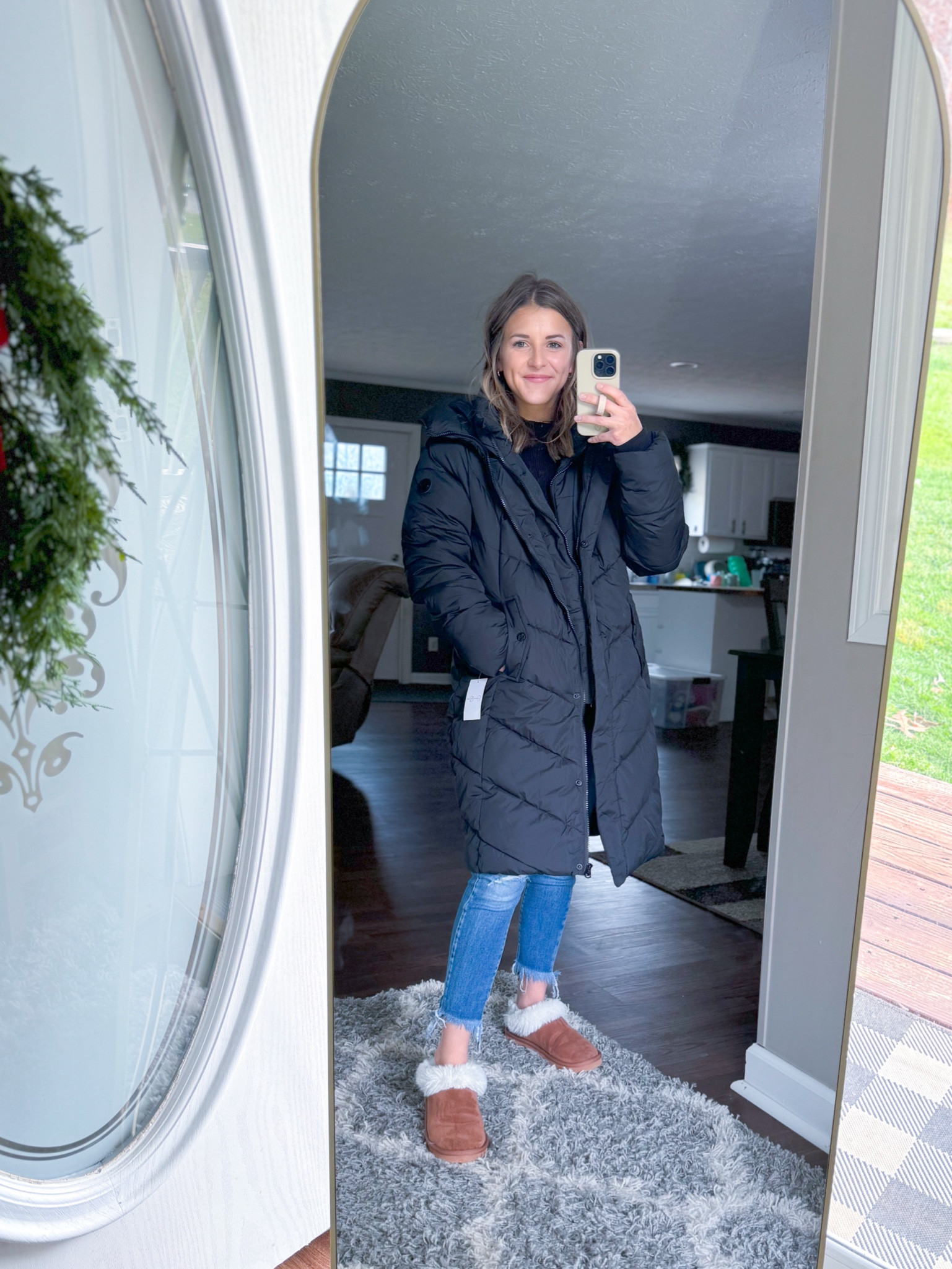 This coat!! 😍 $50 ?! 🤯 so freaking cute & such great quality! 
Comes in other colors too! 

#LTKSaleAlert #LTKFindsUnder100 #LTKHoliday