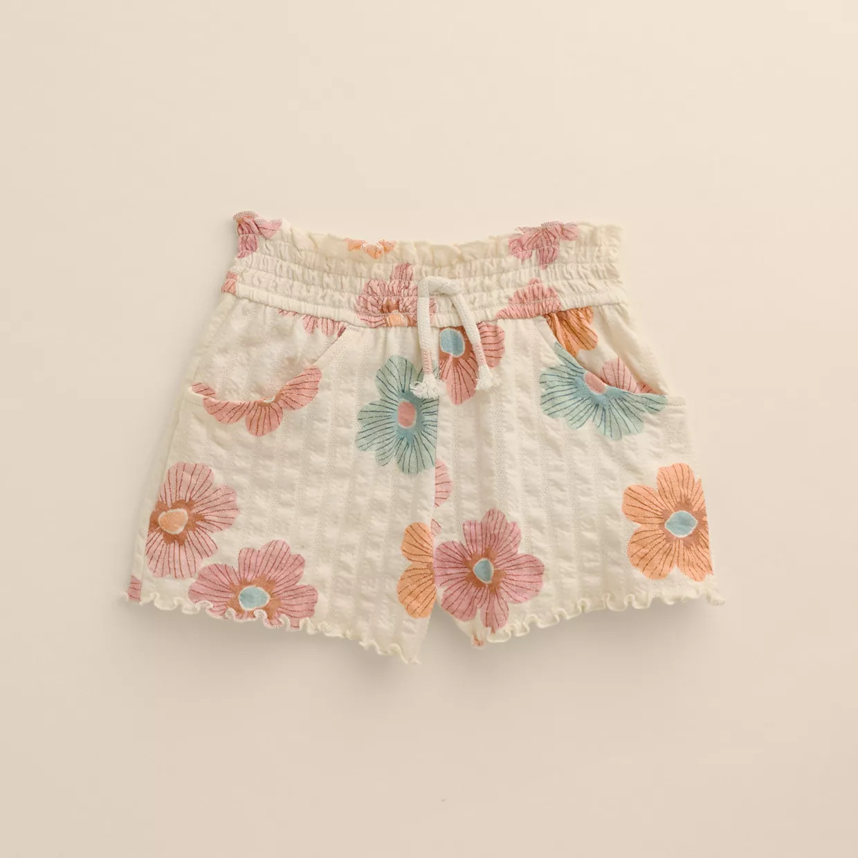 Girls 4-12 Little Co. by Lauren Conrad Smocked Knit Shorts | Kohl's