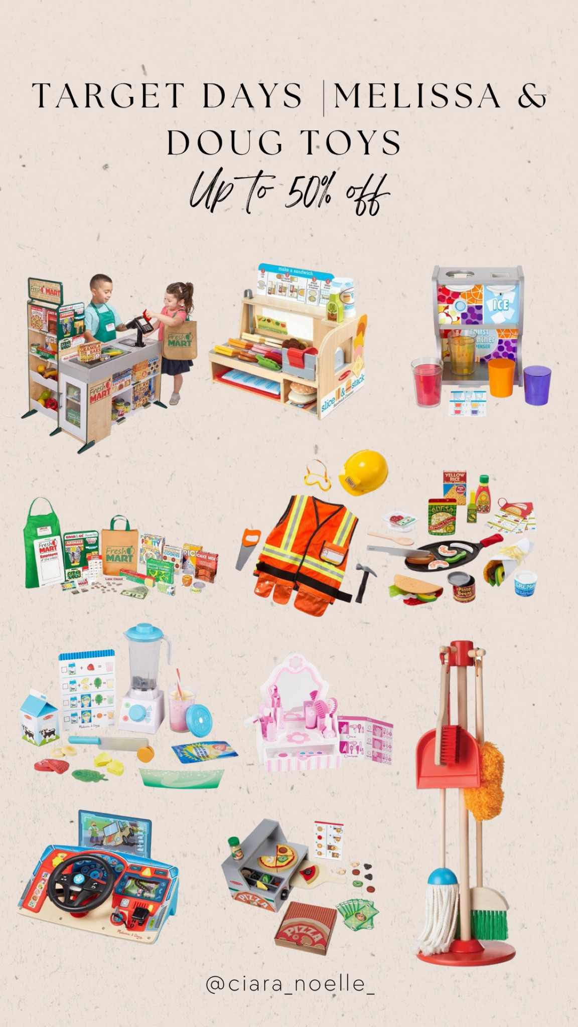 Melissa & Doug Kid Toys on sale for Target Days ! Really good deals up to 50% off ! 

#LTKsalealert #LTKkids #LTKHoliday