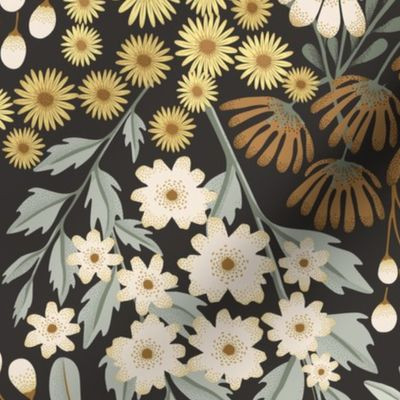 Floral Wilderness garden | Spoonflower