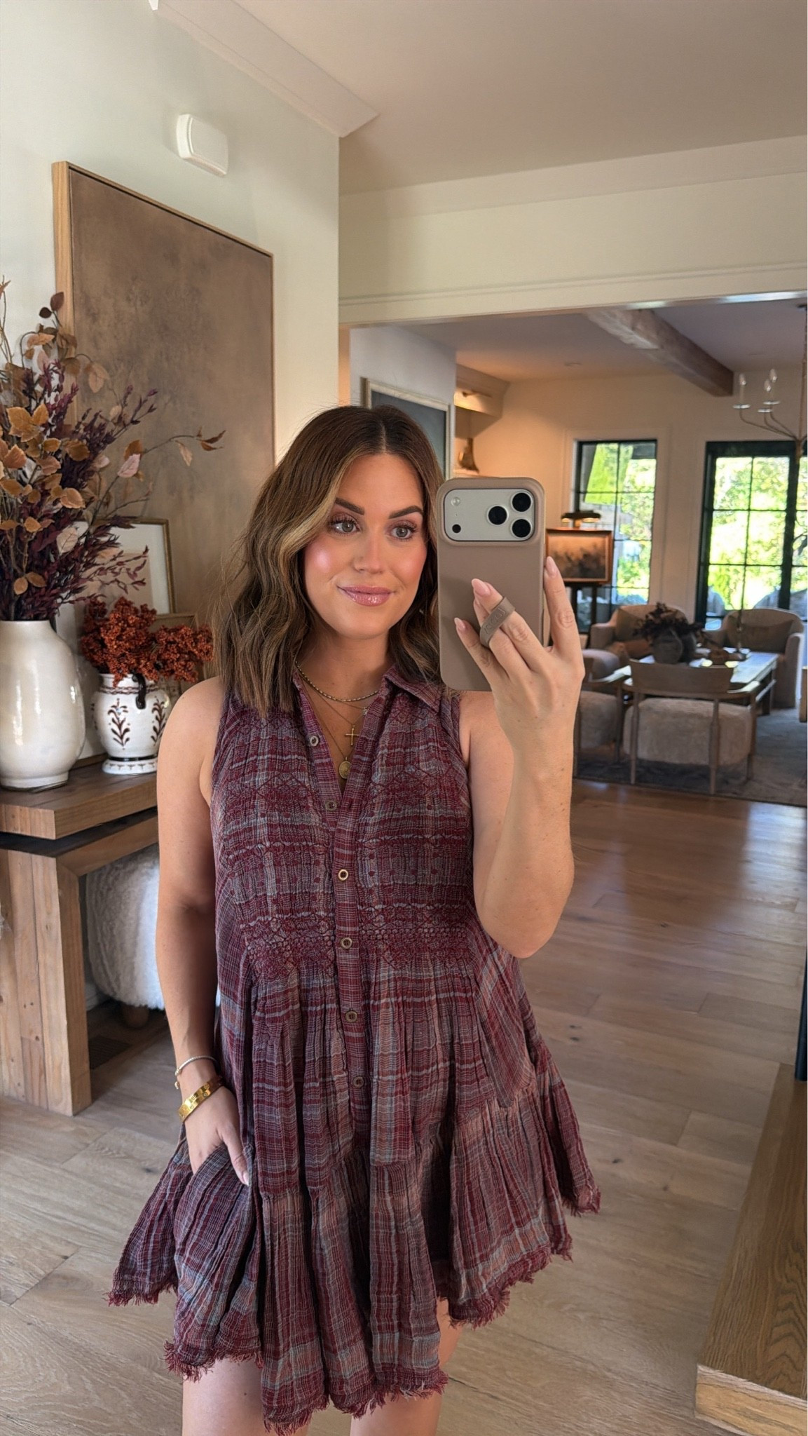 Wearing xs in this free people romper- perfect transitional outfit as we head into fall if it’s still warm where you live too! I also love the flowy fit that’s been perfect for the end of pregnancy and now through postpartum, plus the buttons make it nursing friendly! 

Fall outfit || transitional fall style || women’s fashion || postpartum fall outfits || bump friendly outfits || nursing friendly outfits ||