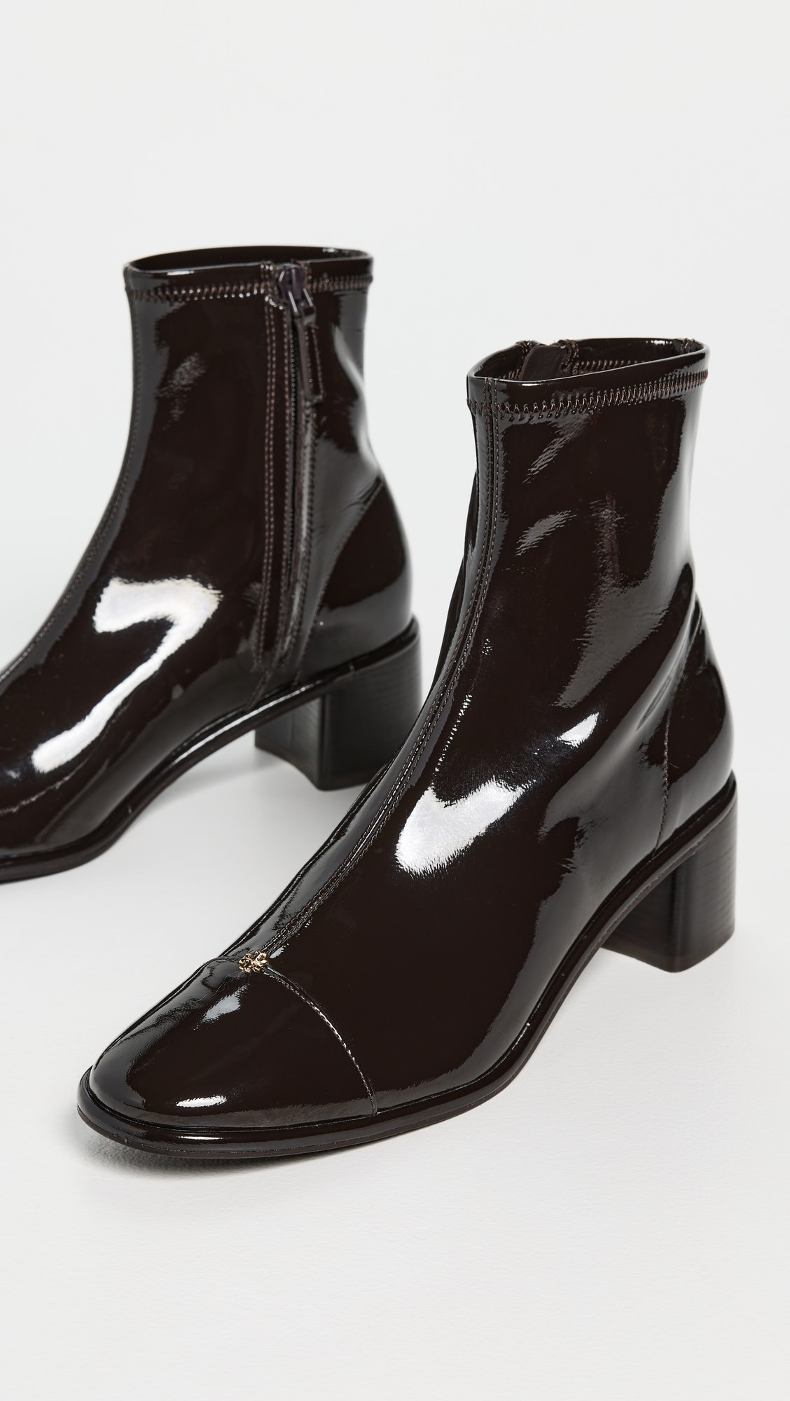 Cap-Toe Heel Ankle Boots | Shopbop