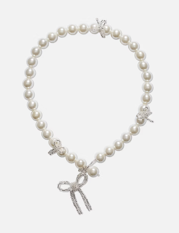 Mother of Pearl Bow Necklace | Hypebeast