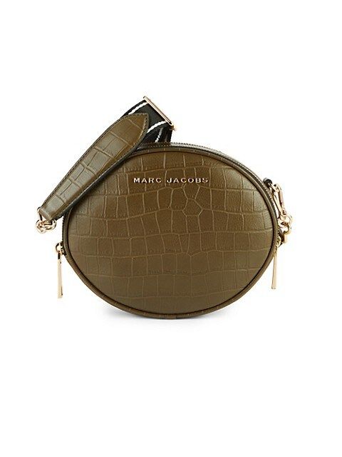 The Rewind Croc-Embossed Leather Oval Crossbody | Saks Fifth Avenue OFF 5TH