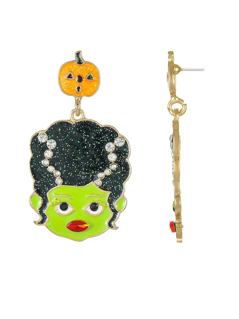 Way to Celebrate Halloween Bride of Frankenstein Earring, 1 pair - Walmart.com | Walmart (US)