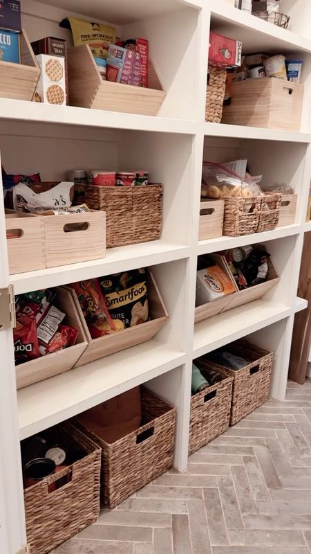 My somewhat organized pantry go-to baskets!!!✨

#LTKSaleAlert #LTKHome