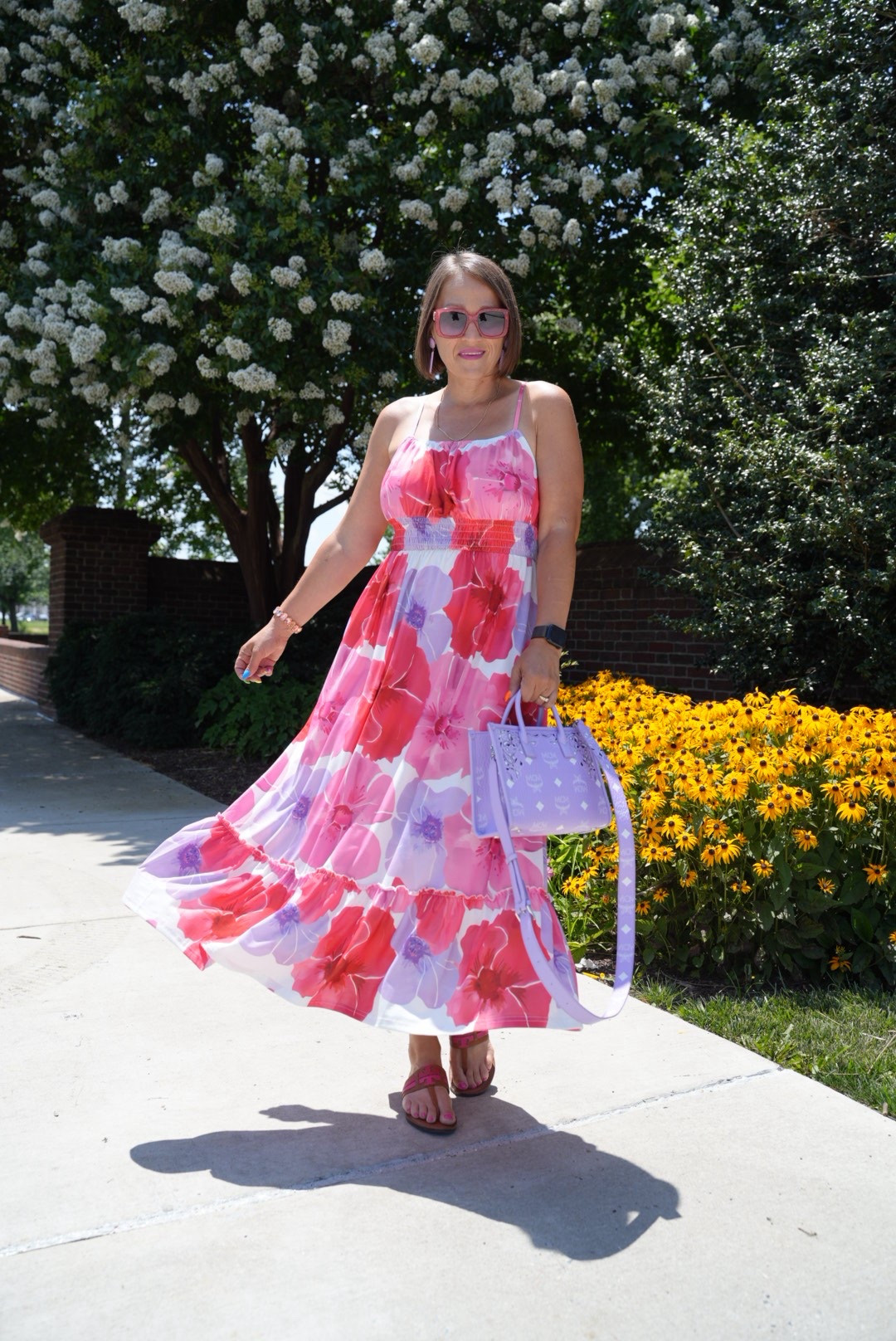 Floral summer dress at an amazing price! 

#LTKSeasonal #LTKFindsUnder50 #LTKOver40