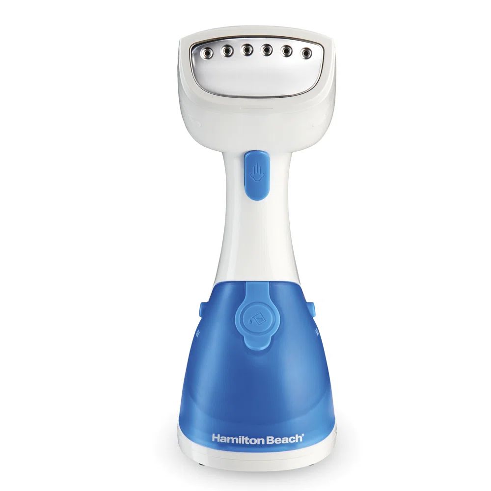 Hamilton Beach® Handheld Garment Steamer 1,000 Watts White with Blue Accents & Reviews | Wayfair | Wayfair North America