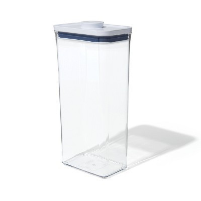 OXO POP 3.7qt Plastic Rectangle Airtight Food Storage Container Clear: BPA-Free, Dishwasher-Safe, Cereal Storage | Target