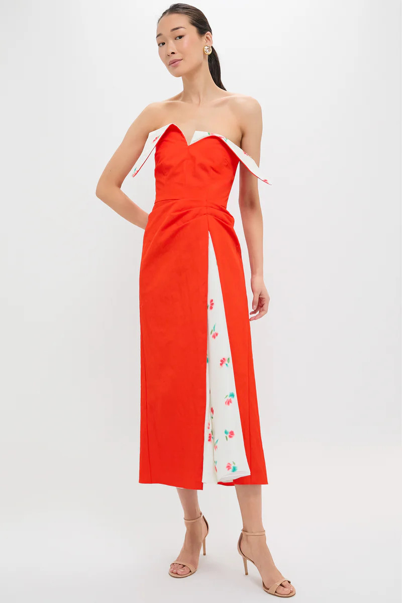 Bright Orange Flap Over Dress | Tuckernuck (US)
