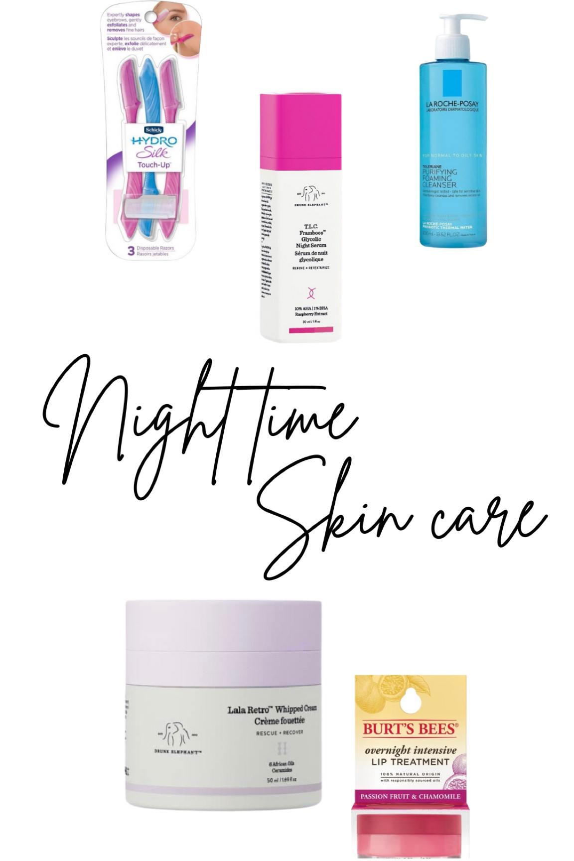 Simple night time skin care! 