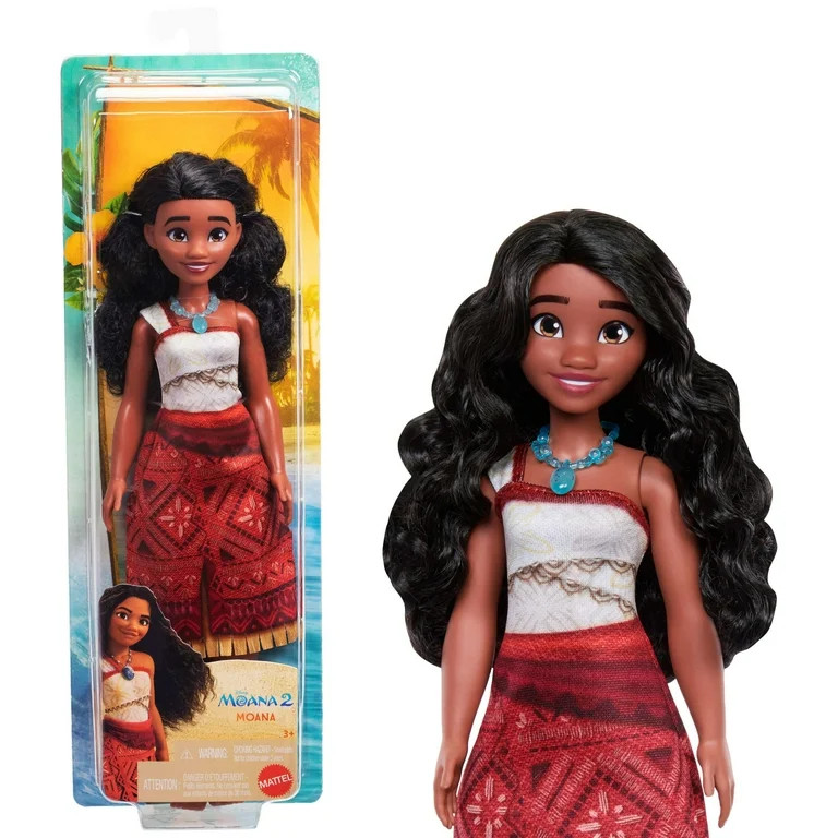 Disney Moana 2 Moana Fashion Doll with 2 Accessories & Removable Outfit, Inspired by the Movie | Walmart (US)