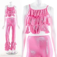 Festival Outfit, Pink Two Piece Set, Jumpsuit, Sparkle Out, 90's 00's Piece, Club Kid, Vaporwave, Se | Etsy (US)