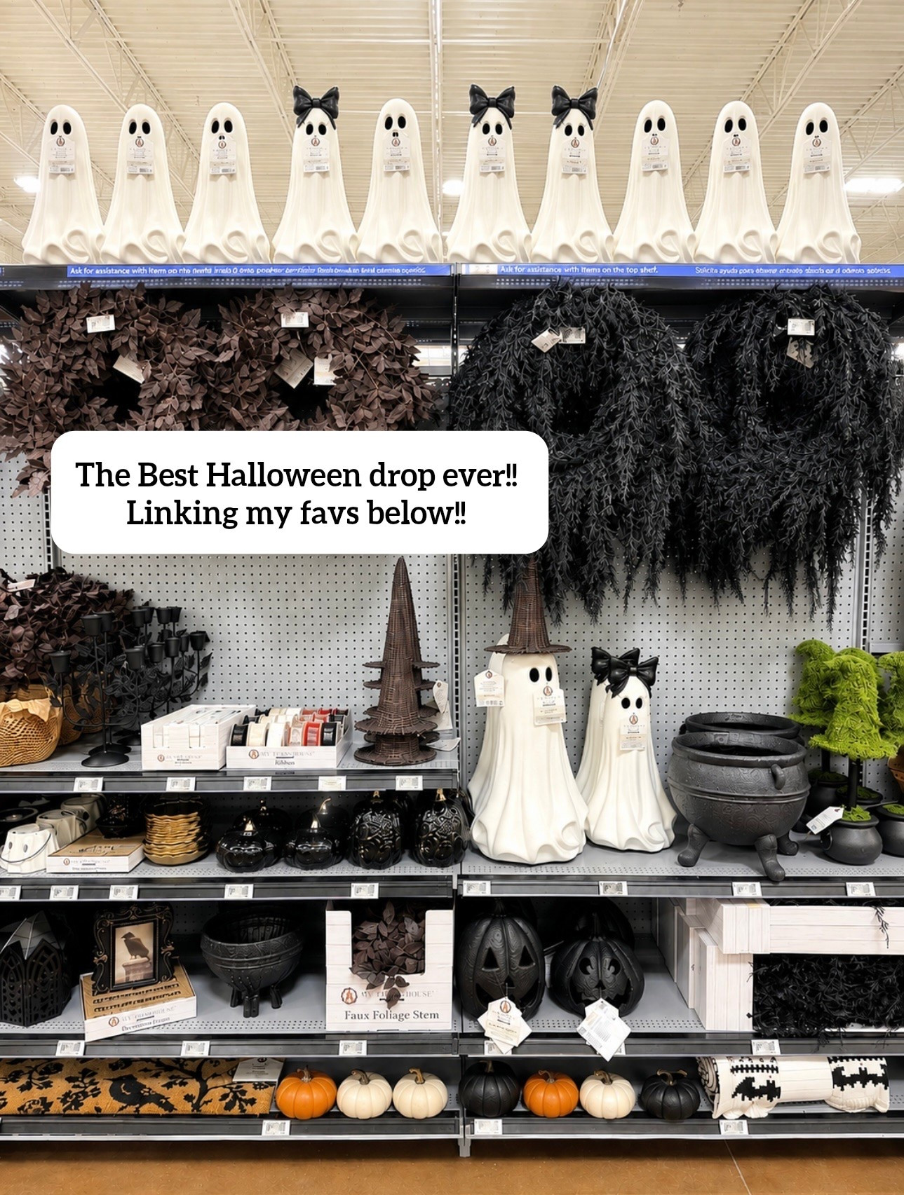 Linking all of my favs below!! The ghost are selling so fast! Grab them if you can 👻 @Walmart
