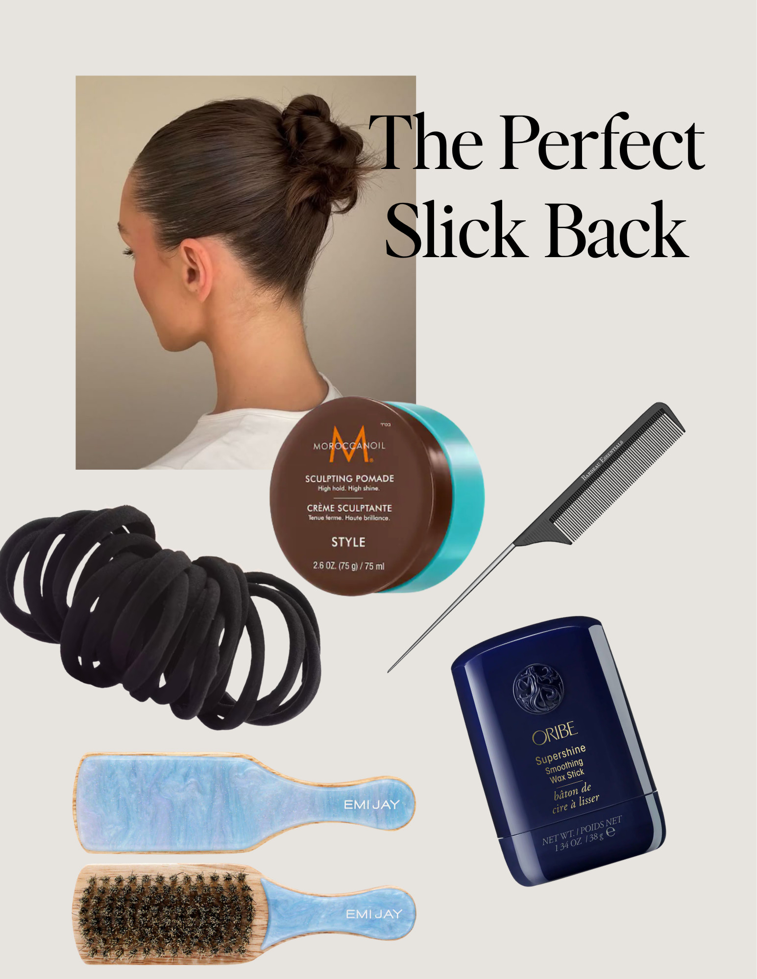 Everything you need for the perfect slick back. 

 #LTKgrwm #LTKselfcare #LTKBeauty