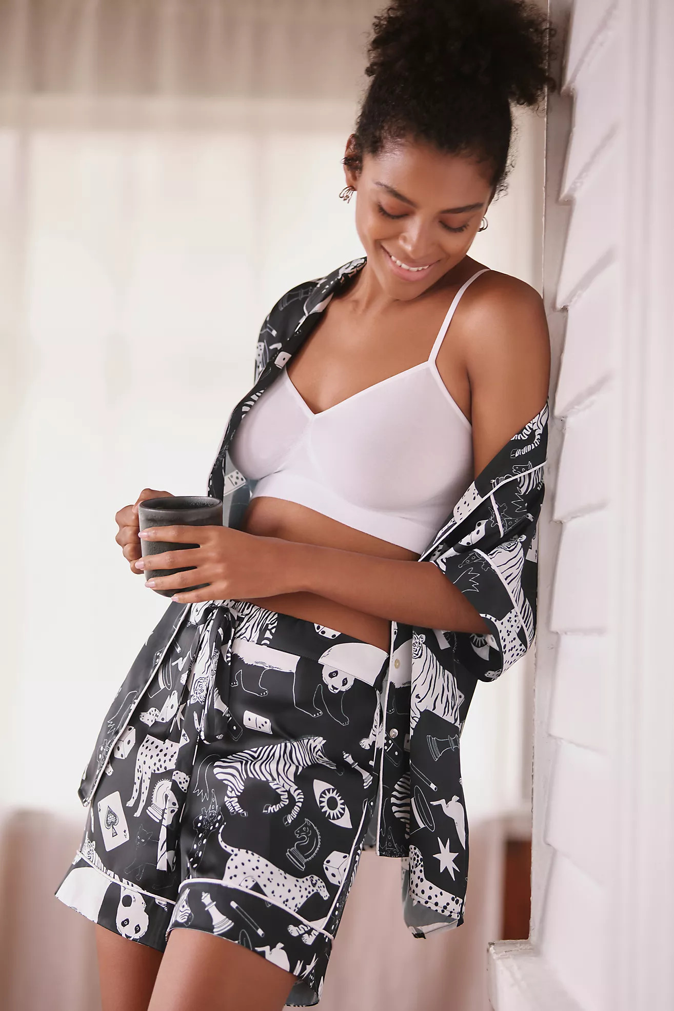 Karen Mabon Animal Pajama Short Set | Anthropologie (US)