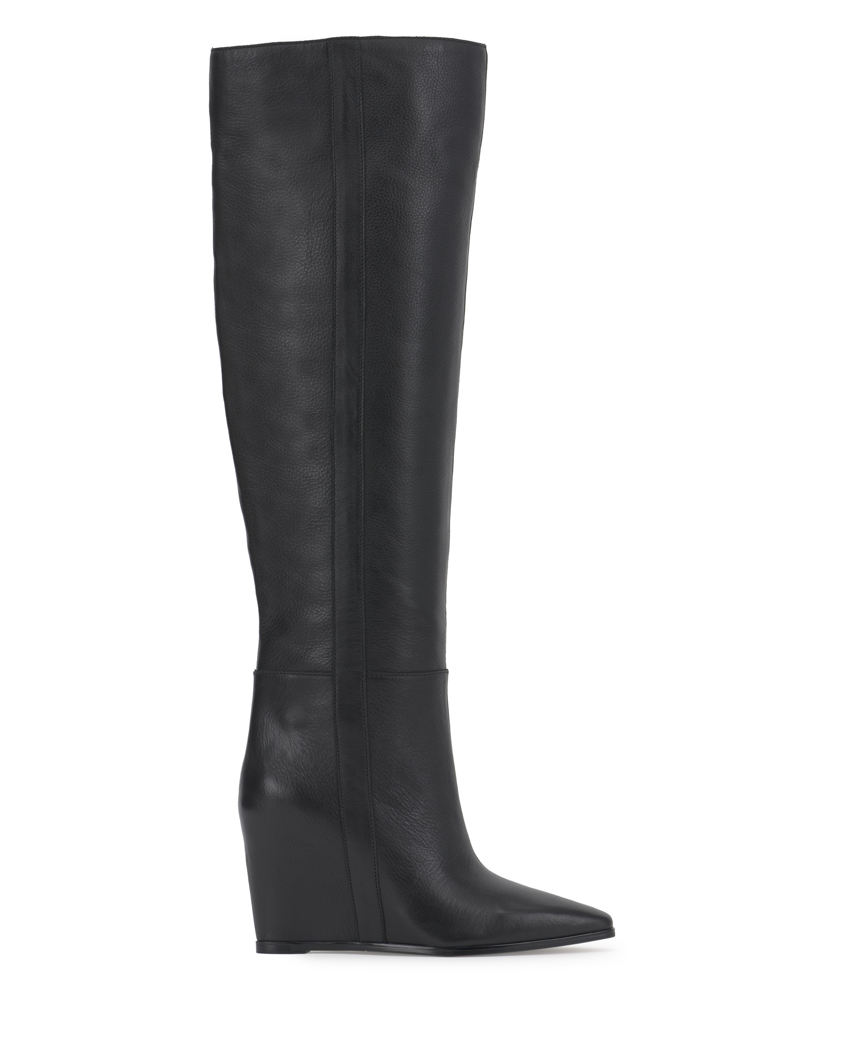 Women's Vince Camuto Tiasie Wide Calf Boots Size 5.5 Black | Vince Camuto