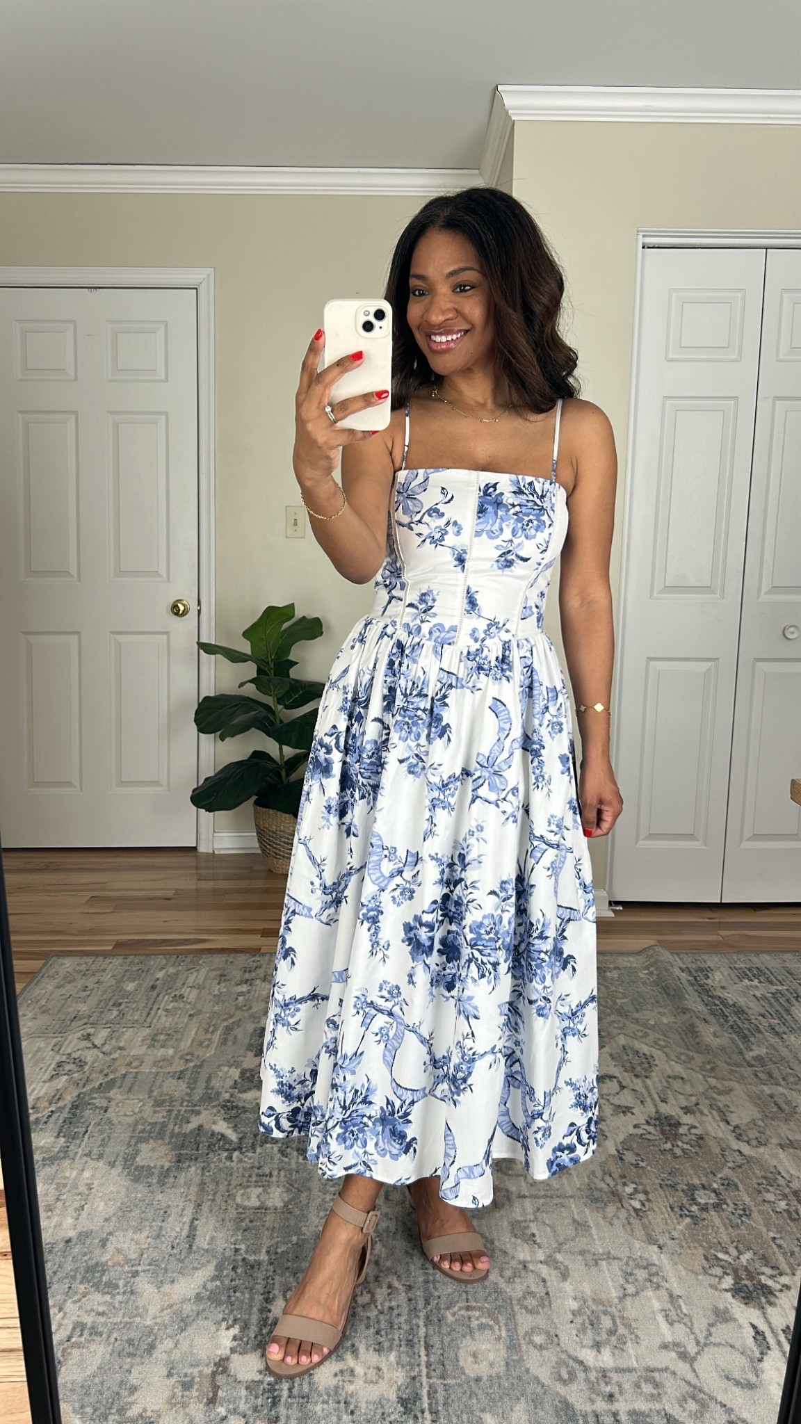 I’m wearing a size small regular in this dress. ￼ #abercrombiepartner @abercrombie 

#LTKOver40 #LTKSpringSale #LTKootd