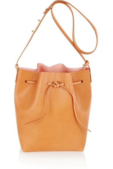 Drawstring leather shoulder bag | NET-A-PORTER (UK & EU)