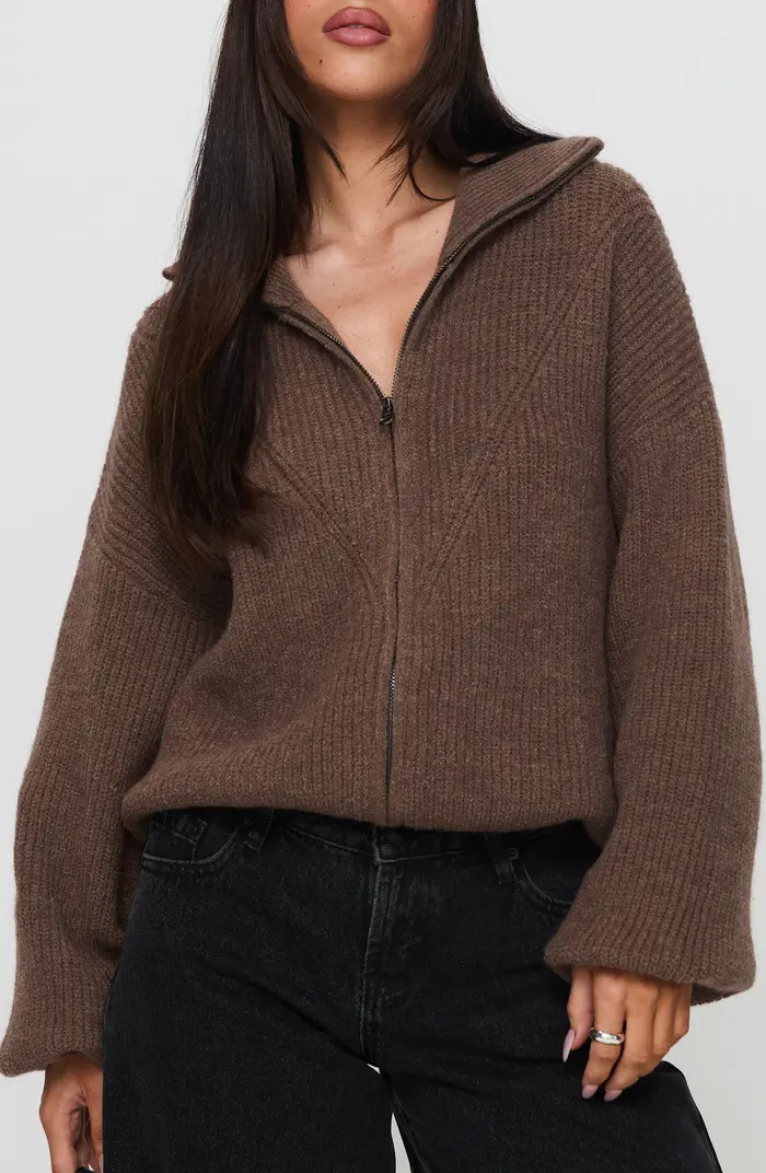 Herteford Zip Front Sweater | Nordstrom