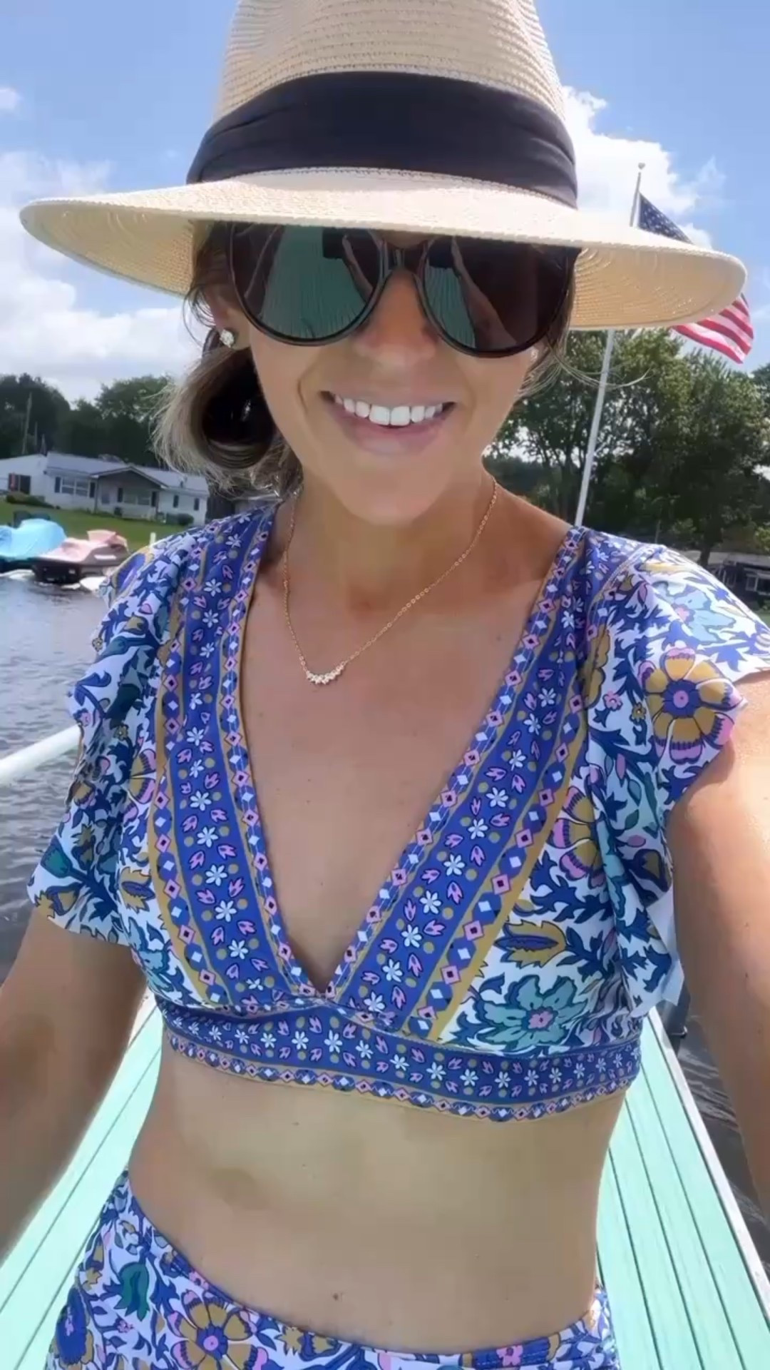 Lake day | ruffle strap two piece high waisted swimsuit

#LTKSwim #LTKFindsUnder50 #LTKStyleTip