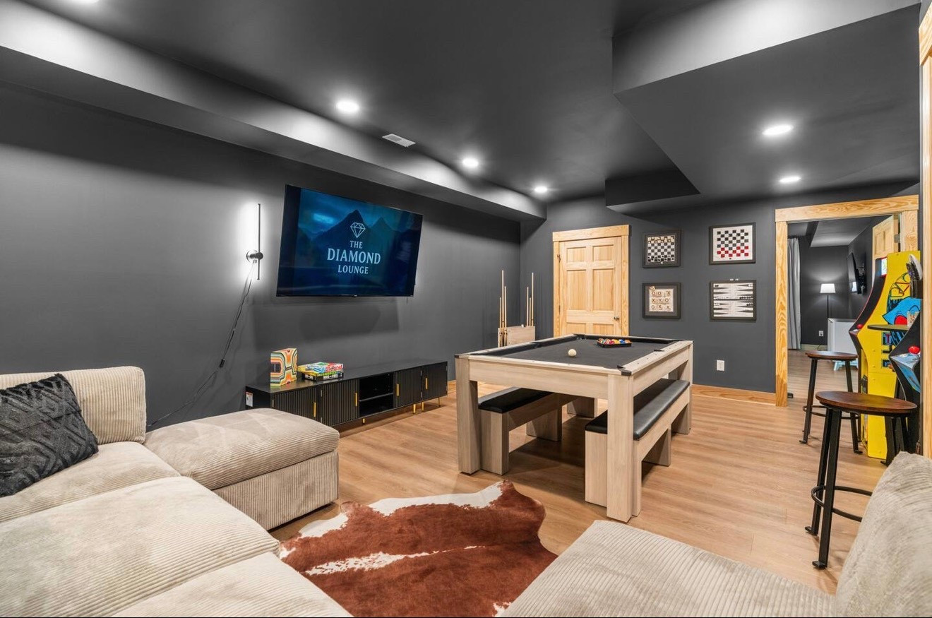 Every detail in this room was chosen with intention — from karaoke 🎤 and poker nights to wall games, pool, cards, and cozy movie nights. I’m linking everything we used to design this unforgettable space.

#LTKTravel #LTKHome