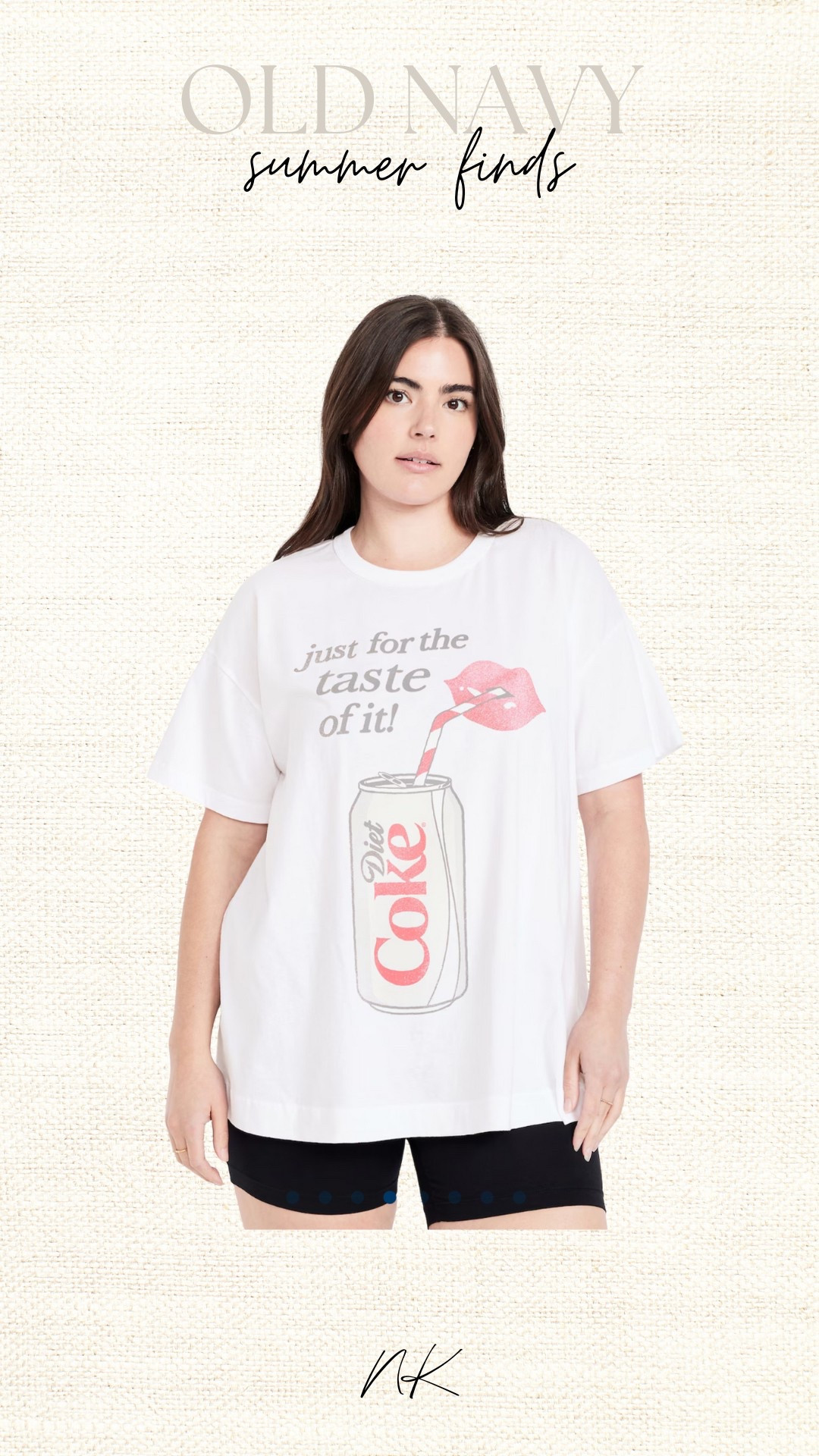 How freaking cute is this Diet Coke oversized graphic tee??? Old navy for the win! I’m ordering a 2x

#LTKSummerEdit #LTKFindsUnder50 #LTKPlusSize