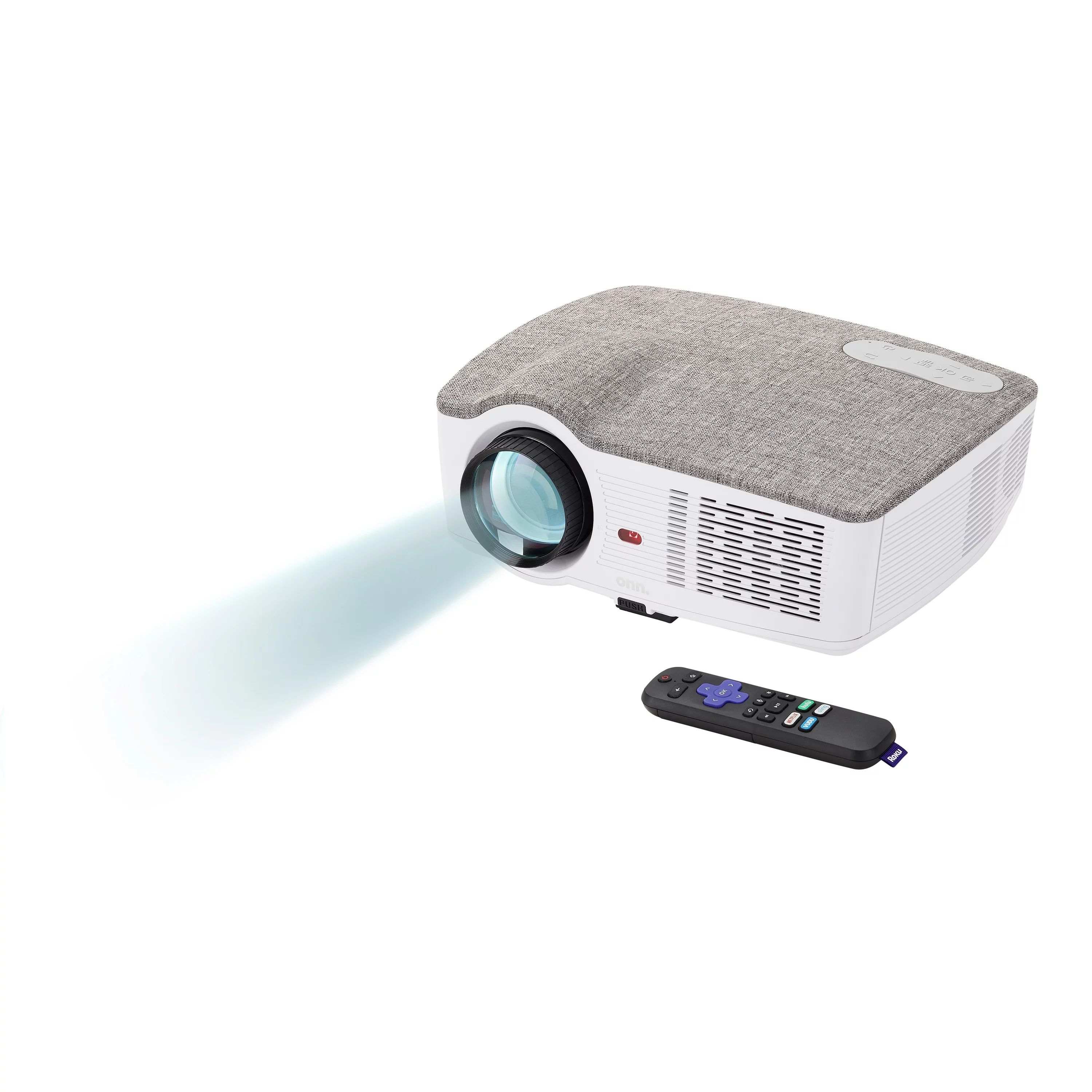 Onn Projector 720p / 1080p 3100 Lumens Portable W/ Roku Streaming Stick - Refurbished - Walmart.c... | Walmart (US)