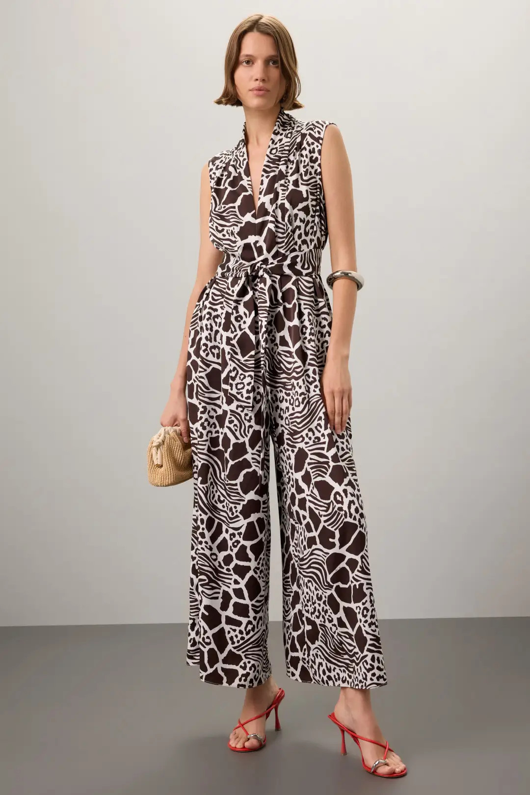Animal Print Wide Leg Jumpsuit | Rent the Runway