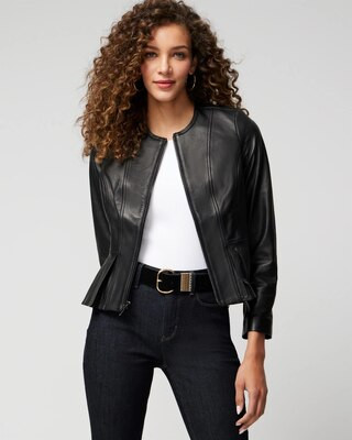 Leather Flirty Jacket | White House Black Market